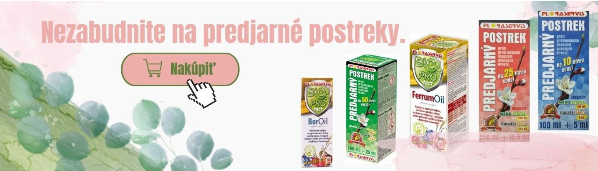 Predjarné postreky